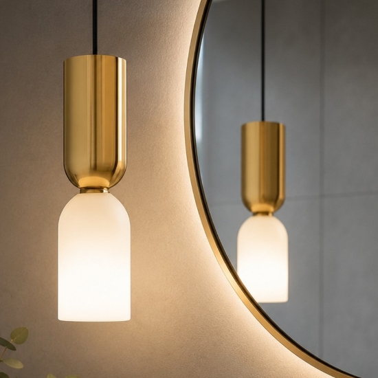 Maytoni memory lampadario a sospensione da bagno moderno