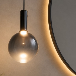 Maytoni nebula lampada a sospensione per bagno moderno led 3000k