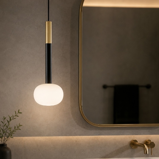 Miloox mose lampadario a sospensione per bagno