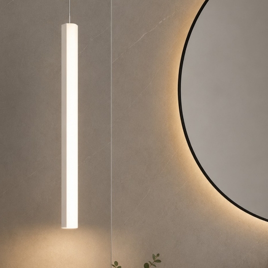Affralux lampadario a sospensione per bagno ed led 3w 3000k nero