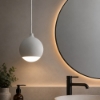 Vivida shallow lampadario a sospensione per bagno bianca led 5w 3000k