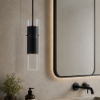 Maytoni dynamics lampadario a sospensione per bagno colore nero