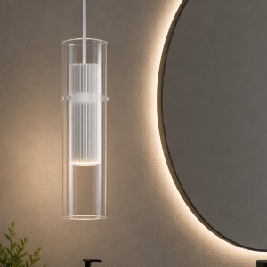Maytoni dynamics lampada a sospensione bianca per bagno
