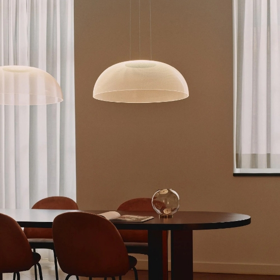 Lampadario moderno per salotto demi stilnovo 70cm led 3000k