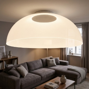 Demi stilnovo plafoniera moderna led 3000k trasparente per salotto