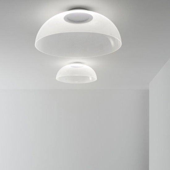 Demi stilnovo plafoniera moderna led 3000k trasparente per salotto