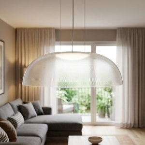 Lampadario moderno per salotto demi stilnovo 70cm led 3000k