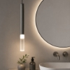 Lampada a sospensione perenz poule fume cilindro led 3000k dimmerabile
