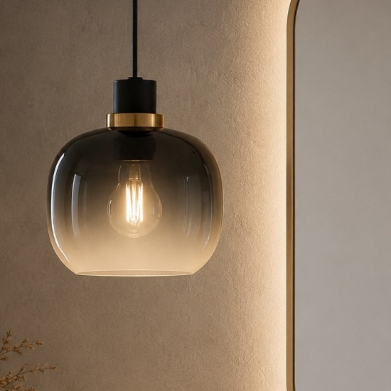 Eglo oilella lampada in vetro per bagno moderno
