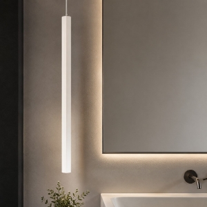 Lampada a sospensione da bagno so exagon ondaluce bianca led 5w 3000k esagonale