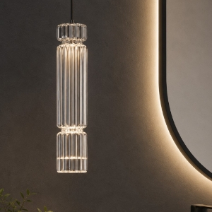 Maytoni ordo lampada a sospensione cilindrica per bagno led 3000k