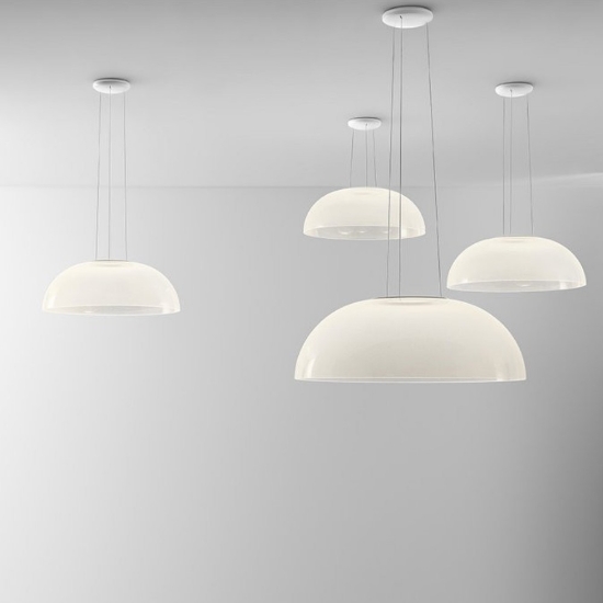 Lampadario per tavolo da pranzo demi stilnovo led 3000k