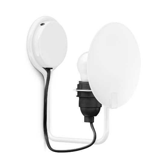 Applique moderna bianca doppia emissione led 4.5w 2700k stilnovo bugia