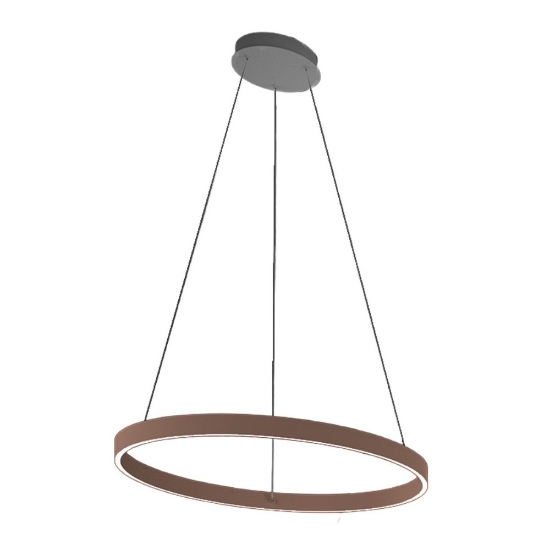 Lampadario anello 80 cm pesca led 76w cct 3000k 4000k per soggiorno moderno