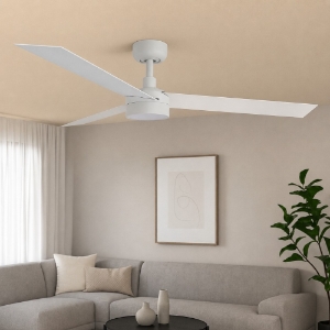 Ventilatore a pale da soffitto 28mq con luce silenzioso 4000k