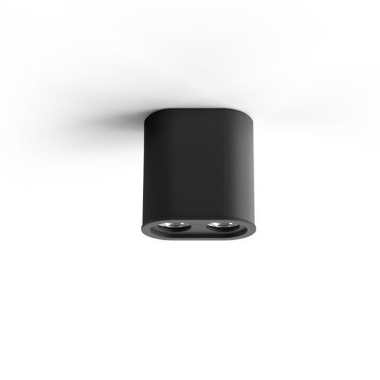 Faretto da soffitto nero led 3000k dimmerabile stilnovo colonna
