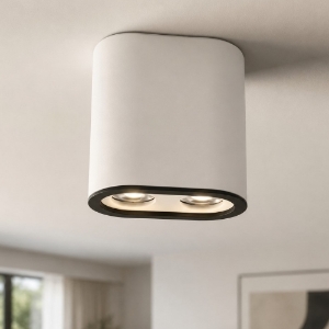 Plafoniera moderna bianca led 3000k stilnovo colonna