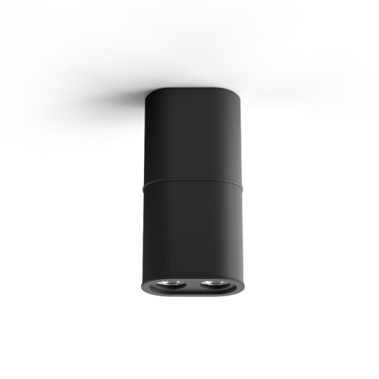 Plafoniera moderna nero led 20w 3000k dimmerabile da soffitto per soggiorno