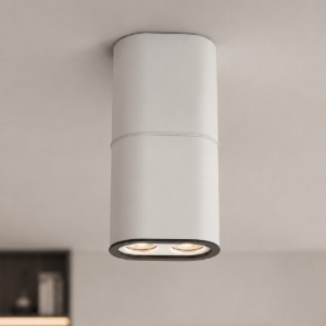 Stilnovo colonna plafoniera bianca led per soggiorno
