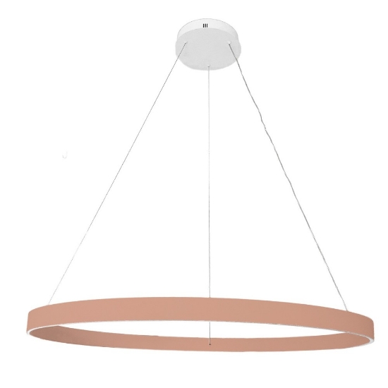Lampadario moderno pesca anello 100 cm led 86w cct 3000k 4000k per soggiorno