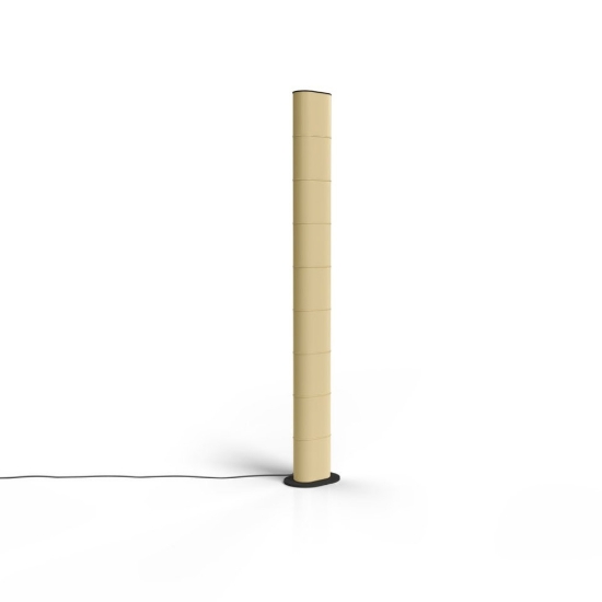 Lampada da terra design toffee dimmerabile push dim led 49w 3000k colonna stilnovo