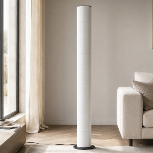 Stilnovo colonna lampada da terra design bianca led dimmerabile 3000k per soggiorno