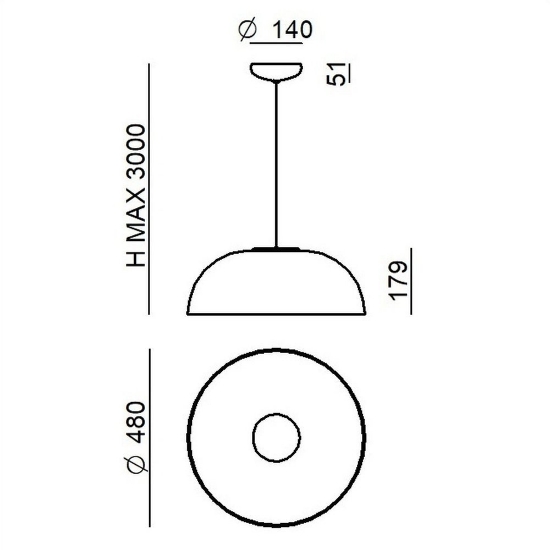 Demi stilnovo lampadario moderno bianco led 18w 3000k dimmerabile per soggiorno