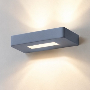 Applique led 20w cct 3000k 4000k 18 cm moderna carta da zucchero biemissione
