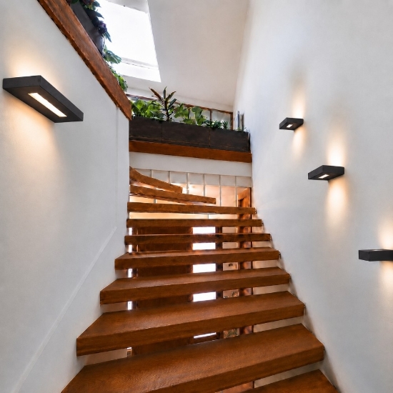 Applique led 20w cct 3000k 4000k 18 cm moderna antracite