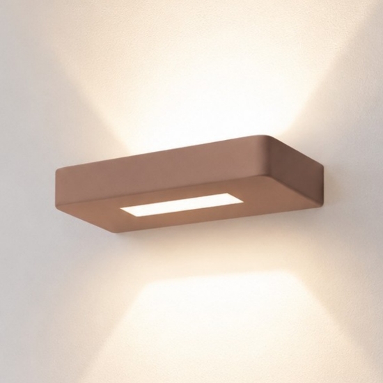 Applique moderna pesca 18 cm led 20w cct 3000k 4000k per interni luce biemissione