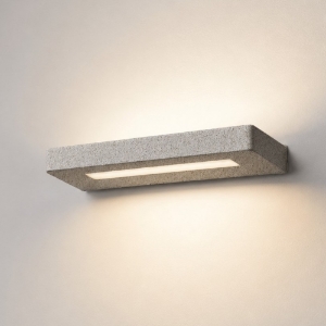 Applique led 28w cct 3000k 4000k 30 cm moderna effetto muro biemissione per interno