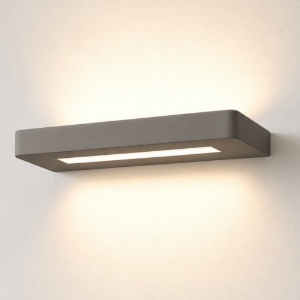 Applique led 28w cct 3000k 4000k 30 cm design moderna tortora biemissione