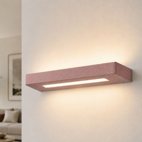 Applique led 28w cct 3000k 4000k  moderna oro rosato luce biemissione