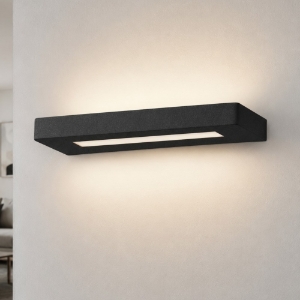 Applique antracite led 28w cct 3000k 4000k moderna biemissione per interno