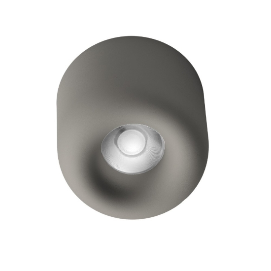 Faretto led 10w cct 3000k 4000k tortora moderno da soffitto ip44