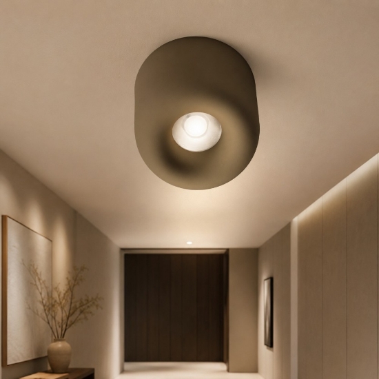 Faretto moderno da soffitto sabbia led 10w 3000k 4000k ip44