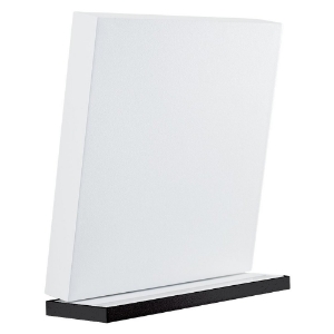 In bilico stilnovo applique design bianco e nero led 3000k