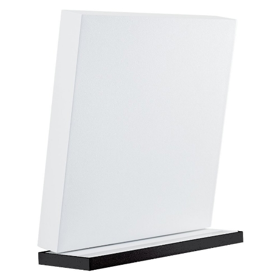In bilico stilnovo applique design bianco e nero led 3000k