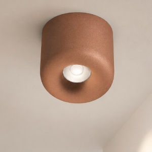 Faretto led 10w cct 3000k 4000k da soffitto moderno rame ip44