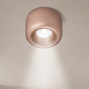 Faretto da soffitto moderno oro rosa led 10w cct 3000k 4000k ip44