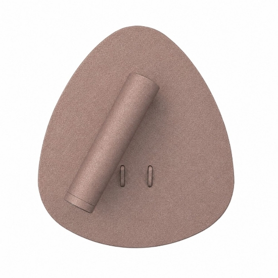 Applique con interruttore da comodino oro rosato led 6+3w 3000k orientabile per camera da letto