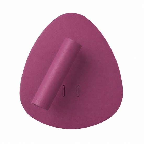 Applique moderna magenta led 6+3w 3000k orientabile per camera da letto