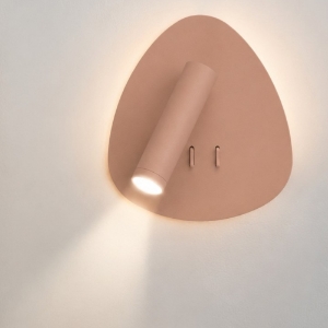 Applique da comodino pesca doppia luce led 6+3w 3000k per camera da letto moderna