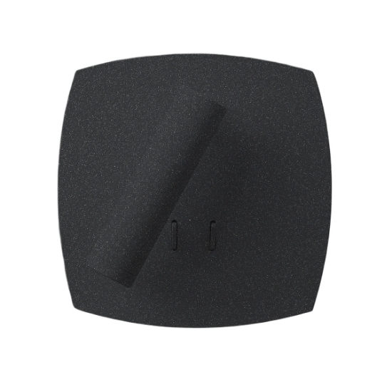 Applique lampada a parete da comodino antracite led 6+3w 3000k orientabile