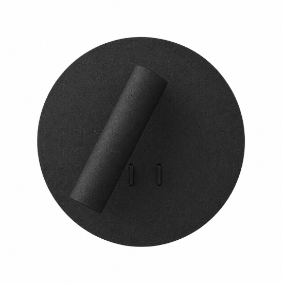 Applique da comodino moderna nera led 6w 3w 3000k doppia luce retroilluminazione