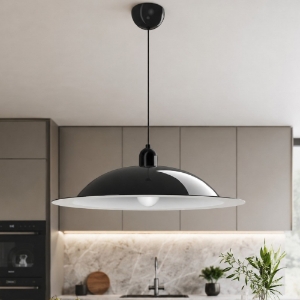 Lampadario da cucina nero led 11w 2700k e27 lampiatta stilnovo