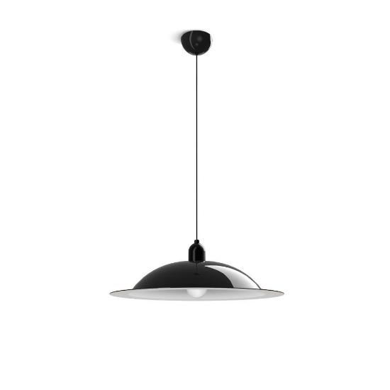 Lampadario da cucina nero led 11w 2700k e27 lampiatta stilnovo
