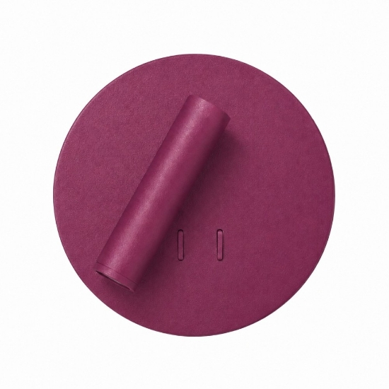 Applique per camera da letto da comodino magenta led 6+3w 3000k orientabile
