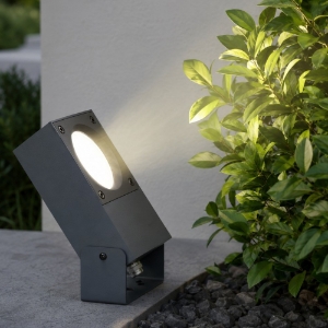 Sirio pr1 ideal lux faretto da esterno ip65 antracite orientabile