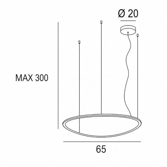 Lampadario moderno bianco 65 cm led 48w dimmerabile cct 3000k 6000k con telecomando per soggiorno
